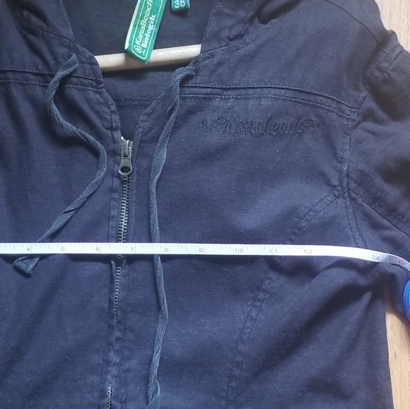 Hemp zip up cardigan/dress - Picture 8 of 9